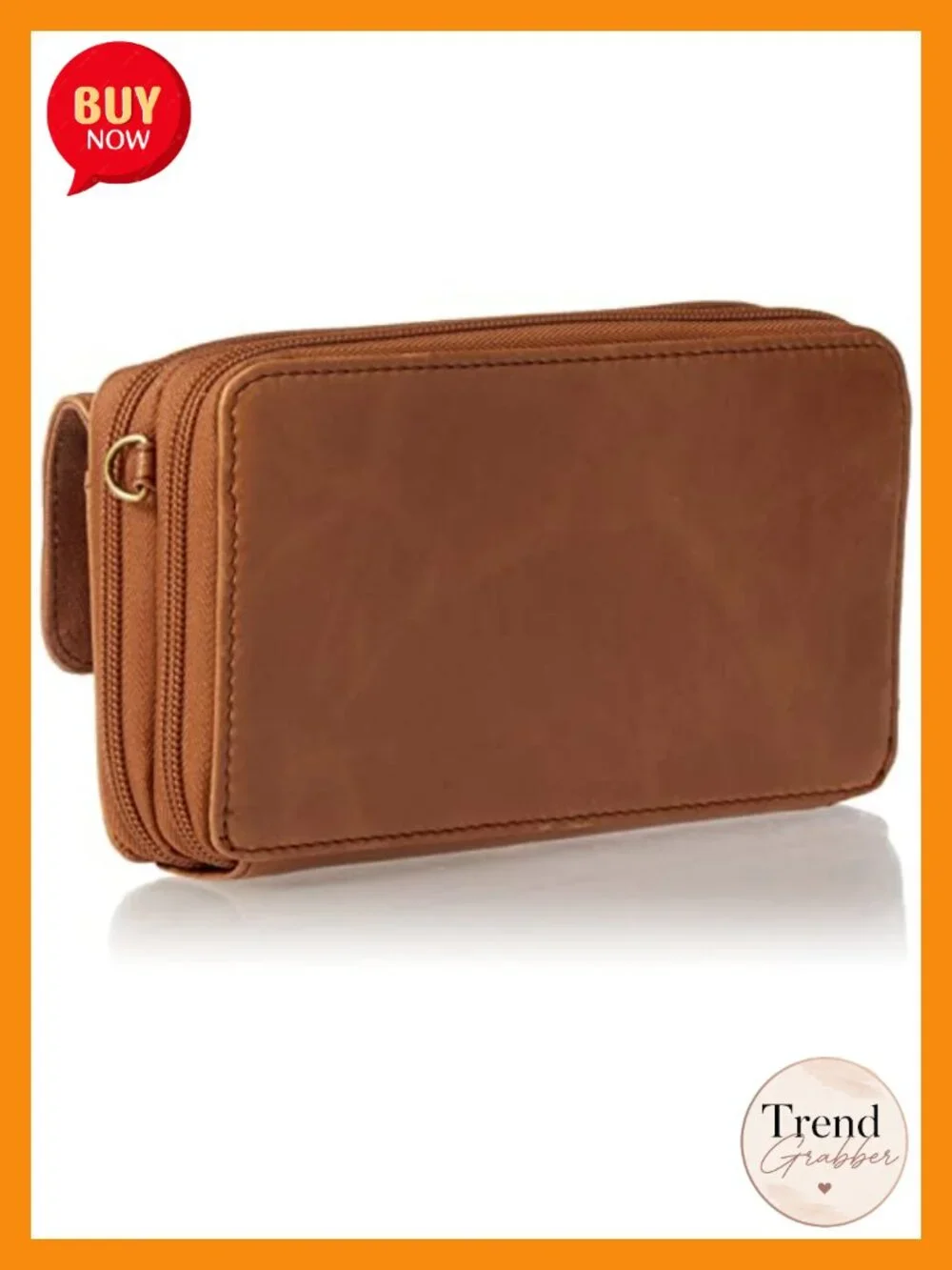 Extra Large Smartphone Crossbody Bag with 10 Card Slots